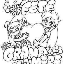 Cartes Pour Le Fete Des Grands Meres Coloriages Coloriage A Imprimer Gratuit Fr Hellokids Com