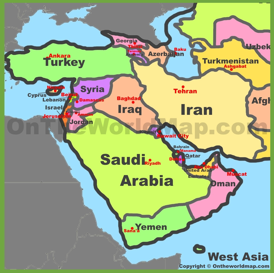 Map Of West Coast Of Florida, Map Of West Asia, Map Of West Coast Of Florida
