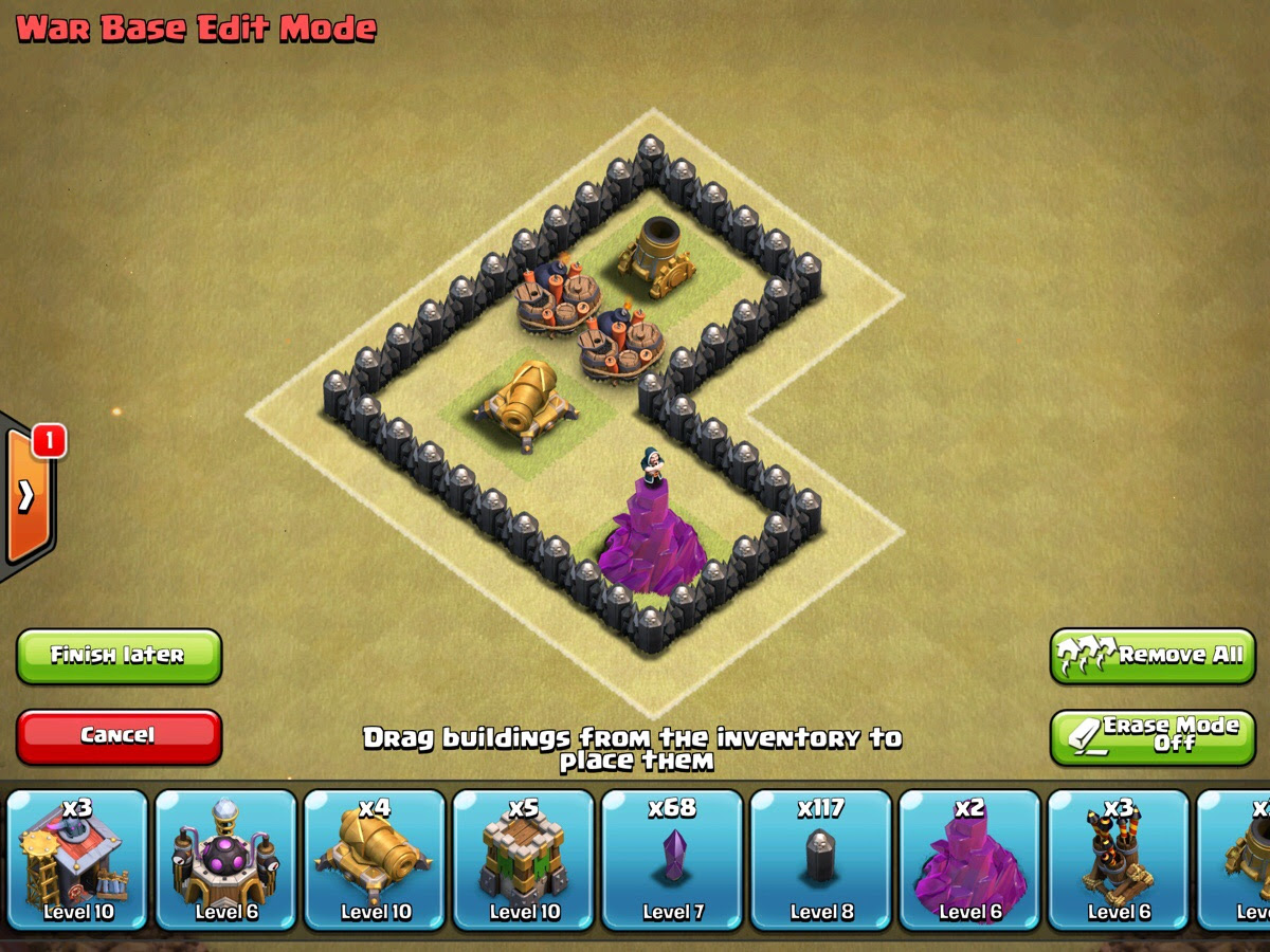 TH8 [War] Base Design Guide : ClashOfClans