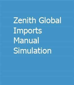 Pdf Download zenith global imports manual simulation answer key PDF Ebook online PDF