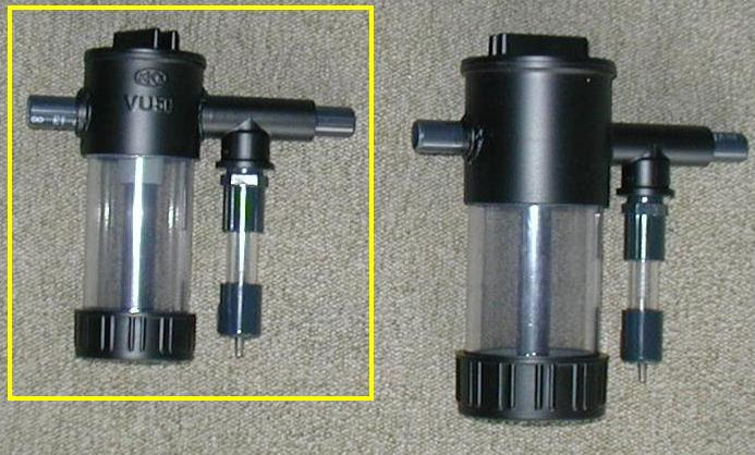 水草用co2炭酸ガス強制添加器ミキサー バブルカウンターと逆流防止器内蔵