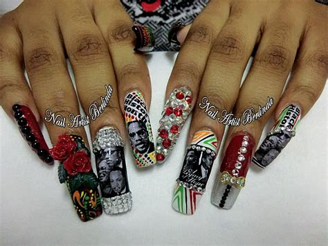decals black history month nail artist berlinda