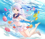 水中 女の子 オリジナル Pixiv年鑑 B