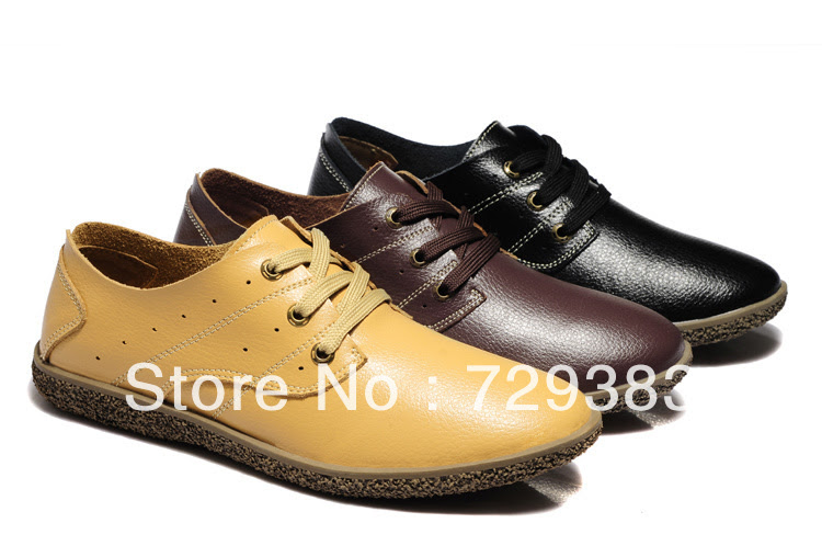 wholesale-cheap-Mens-soft-leather-oxfords-Shoes-brands-Genuine-Leather ...