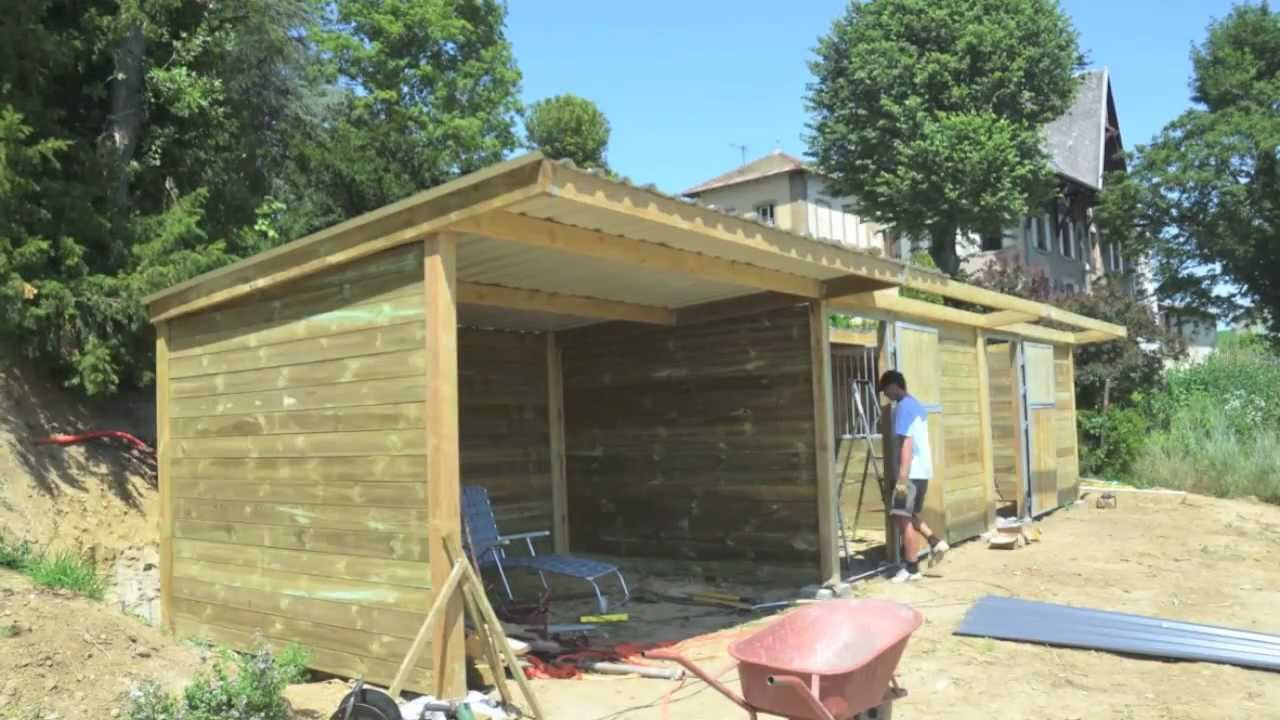 building horse stables - time lapse - youtube