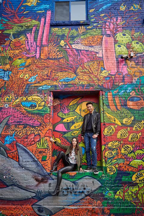 Getty images there's something intrinsically magical about an heirloom engagement ring. Graffiti Alley Engagement Photos: Nicole & Terence
