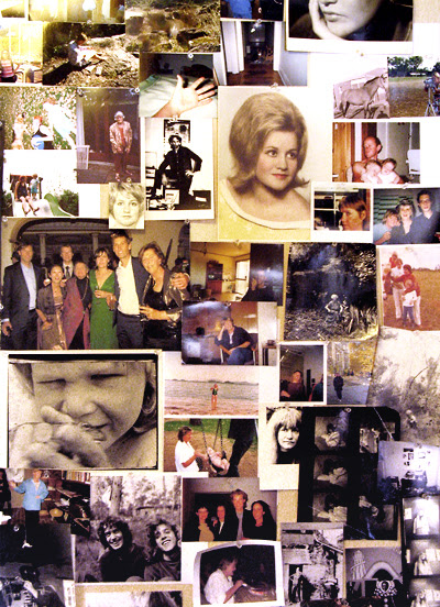 2009.11.16_photo board at Sue F memorial_#1_400w