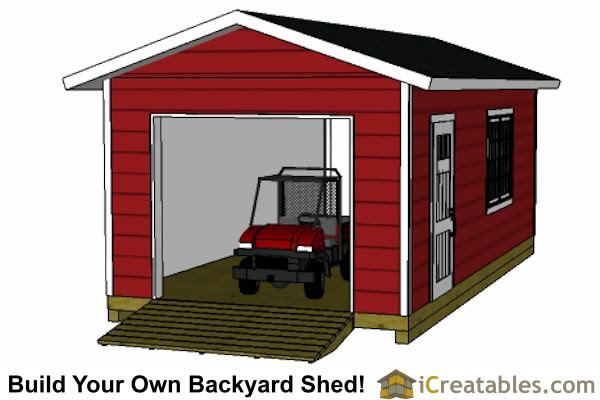 12x24 Shed Plans - Easy To Build Shed Plans and Designs