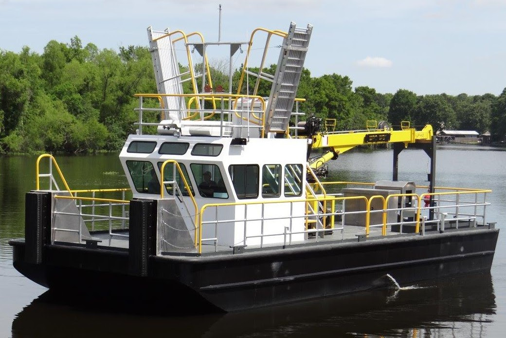 Crane Barges | Scully's Aluminum Boats, Inc.