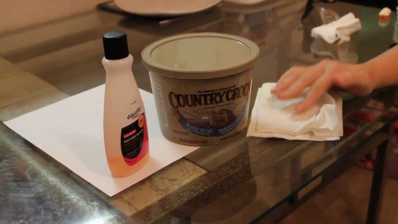 How to Remove Writing on Plastic Containers - YouTube
