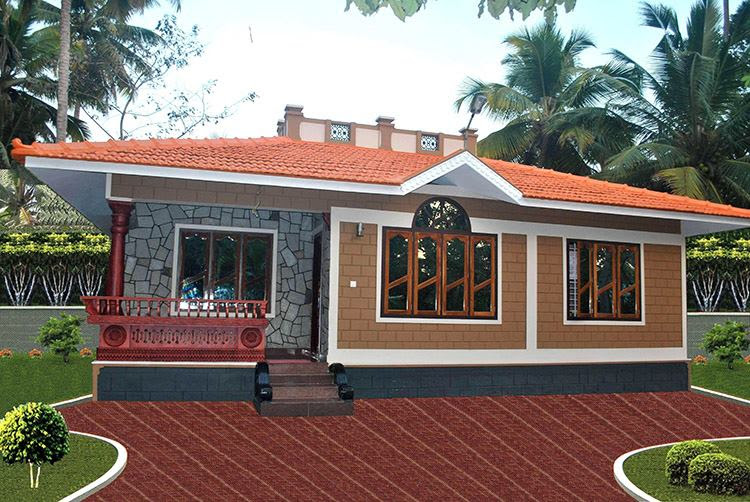  750  sq  ft Stylish Home  Design 10 Lakh 