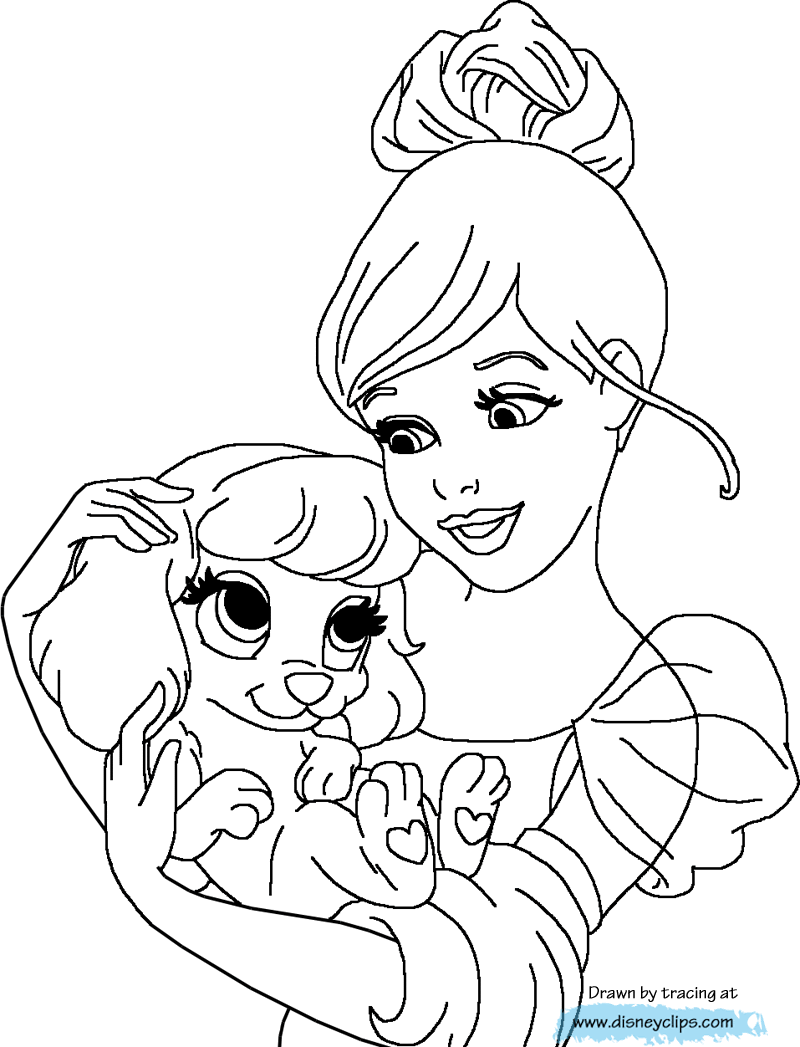 Disney pets coloring pages download and print for free