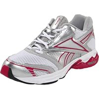 Reebok Women's Instant II Running Shoe,White/Silver/Condensed Pink/Gravel,9 M US