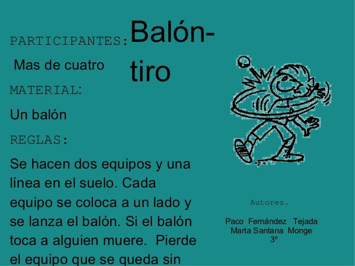 Instrucciones De Un Juego Tradicional - 20 juegos ...