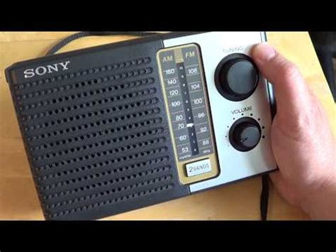 sony icf  analog  fm radio receiver   review