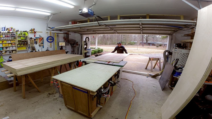 everything was ripped I crosscut the pieces to length at my miter saw 