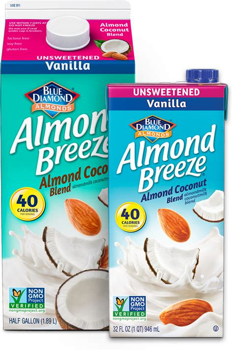 Blue diamond almonds unsweetened original almond milk, 63.91 fluid ounceopen product description. Unsweetened Vanilla Almond Coconut Milk | Almondmilk