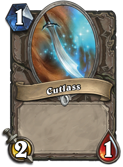 Cutlass (custom Hearthstone card)