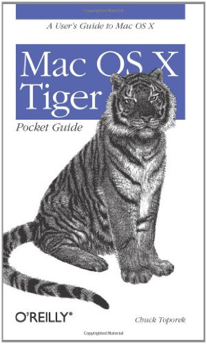 Mac OS X Tiger Pocket Guide  0596009143 pdf