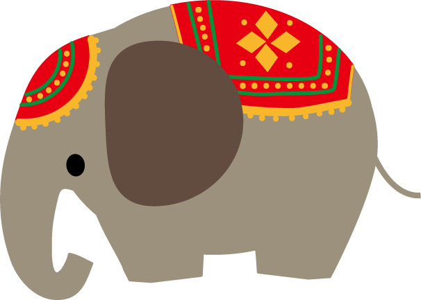 ぞう ゾウ イラスト 無料イラストフリー素材