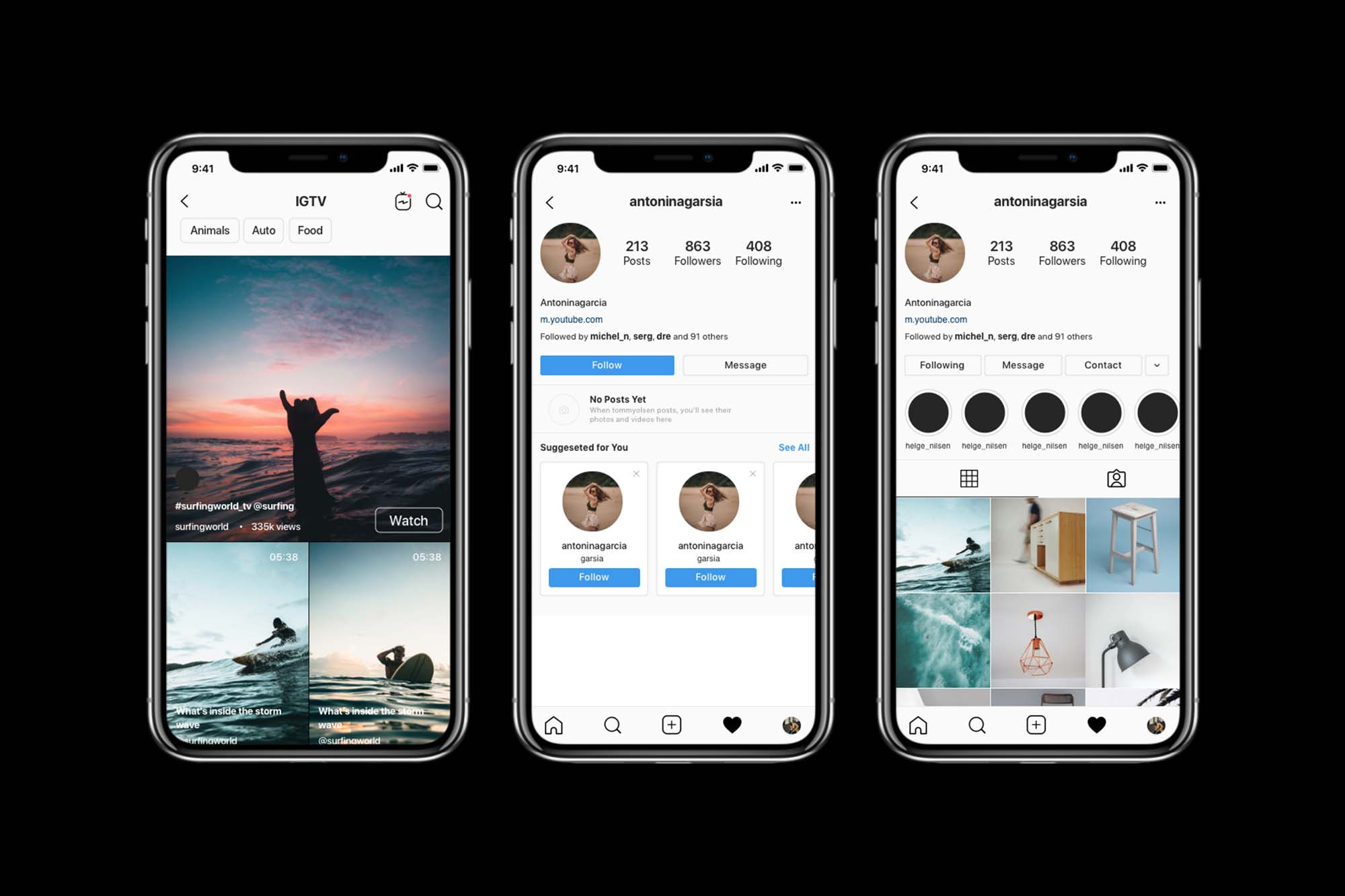 Download Free Instagram Mockup 2020 (PSD, Sketch, Figma)
