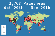 Locations of visitors to this page