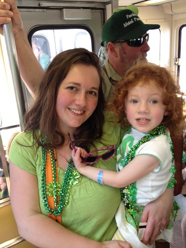 Headed downtown for the Parade!