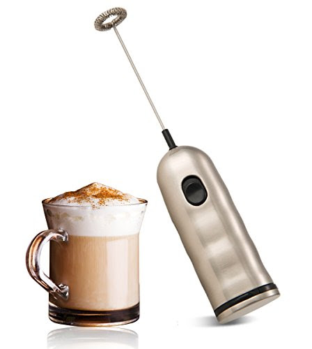 Café Luxe Stainless Steel Milk Frothing Wand - the Best Milk Frother and Foam Maker for Delicious Homemade Latte, Coffee Drinks, and more -- FREE Recipe eBook!