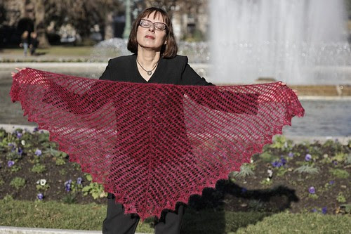 Streak of Lightning Shawl
