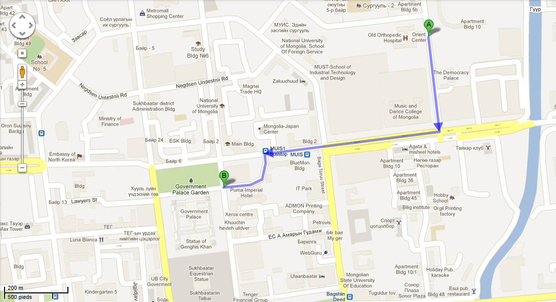 Ulan Bator Map | Maps