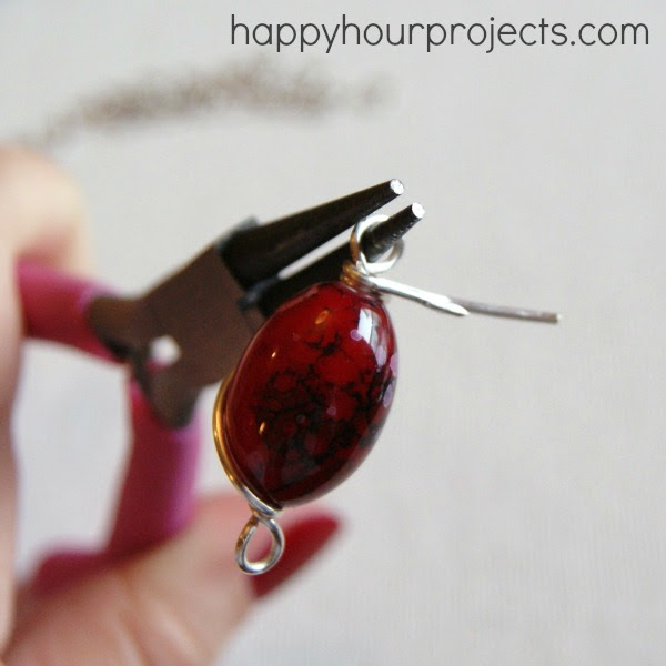 Wire-Wrapped Bead Bracelet