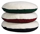 Midwest Quiet Time E?Sensual Memory Therm Round Pet Bed, 34 Inches, Burgundy