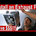 How To Install Exhaust Fan In Glass Window