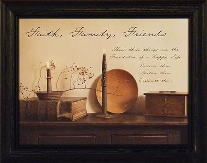 Faith Family Friends Wall Decor