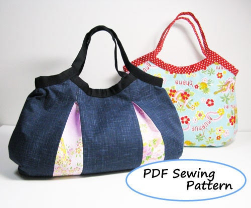 PDF Sewing Pattern - 2 Types of Granny Bag -