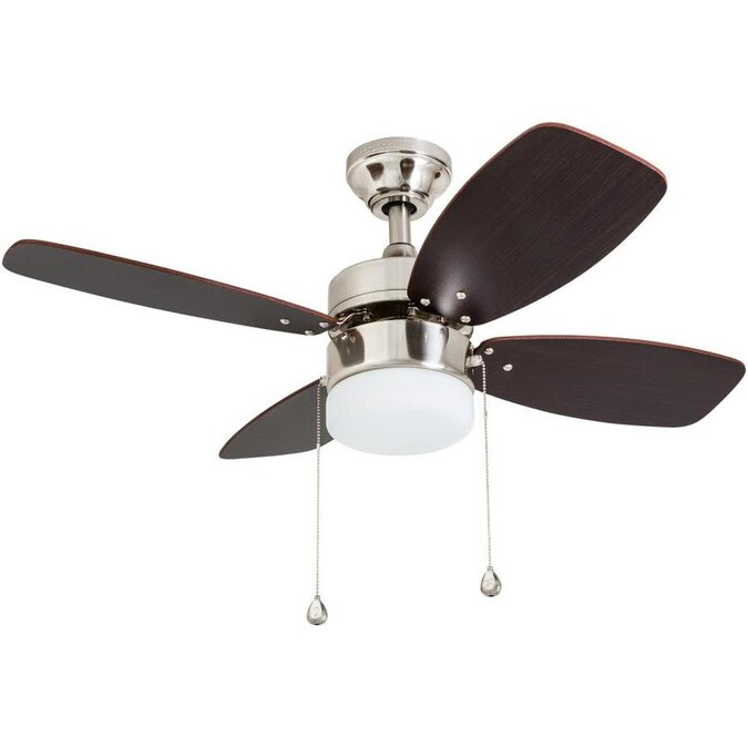Harbor Breeze Riverview 36-in Brushed Nickel Indoor ...