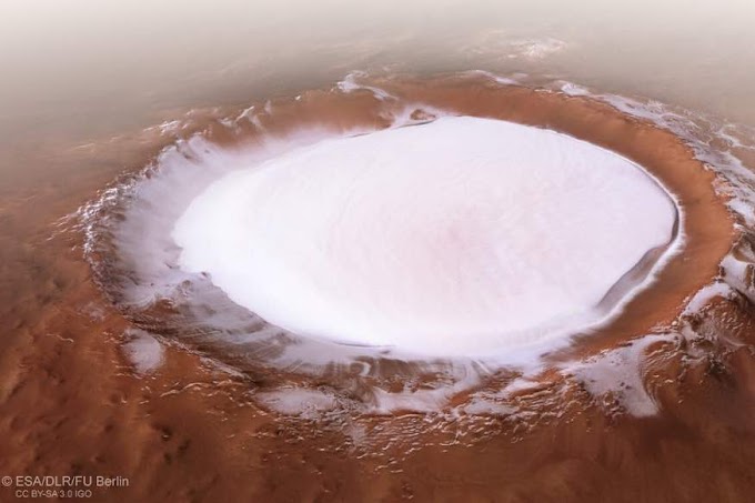 Mars Has This Beautiful Icy Crater That Could Be A Source Of Water And Life: Watch Video