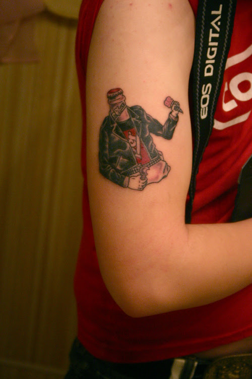 tattoo jacket. with a jacket tattoo