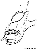 flying car coloring page