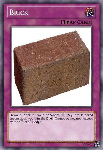 Brick Duck And Flip The Table Casual Cards Yugioh Card Maker Forum