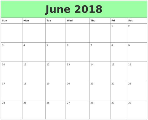 Our templates come in various formats, such as pdf, word, and excel, providing you with the convenience to tailor and personalize your calendar to … june 2018 printable calendars