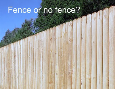 Fence in RI coastal real estate