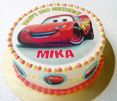 Birthday Cake Edible Image Disney Cars