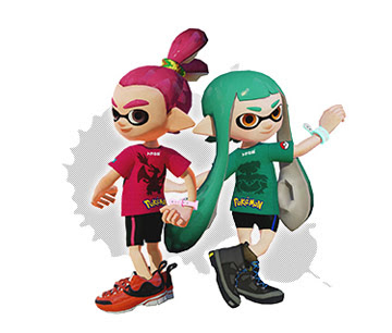 スプラトゥーン とポケモンがコラボ フェス どっちを選ぶ ポケットモンスター 赤 Vs ポケットモンスター 緑 開催 コラボtシャツも発売 ポケモン情報ねっと