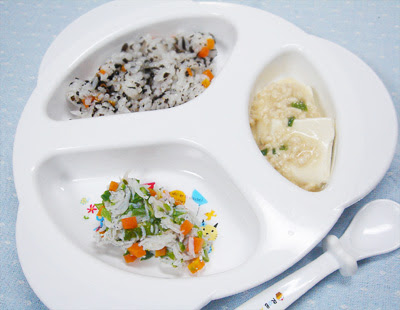 離乳食後期 ひじきご飯 しらすとニンジンのオクラ和え 豆腐のそぼろあん 離乳食作りを頑張るマミィの記録ブログ 素敵ママ応援 マミィの離乳食奮闘日記