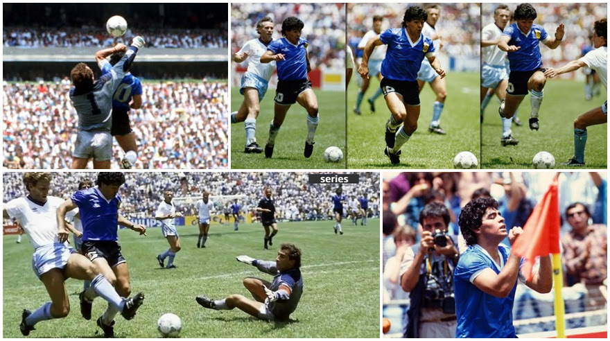 Diego Maradona: CUADROxCUADRO de 'la mano de Dios' y "gol ...