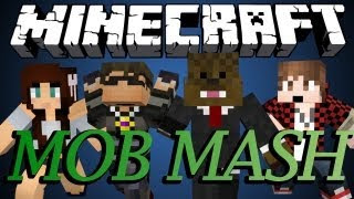 ... MOB MASH MINIGAME W/ SkyDoesMinecraft, BajanCanadian And AshleyMariee