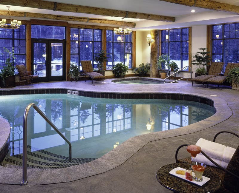 Indoor pool illuminating Whiteface Lodge's four-season bliss (Credit: Whiteface Lodge)