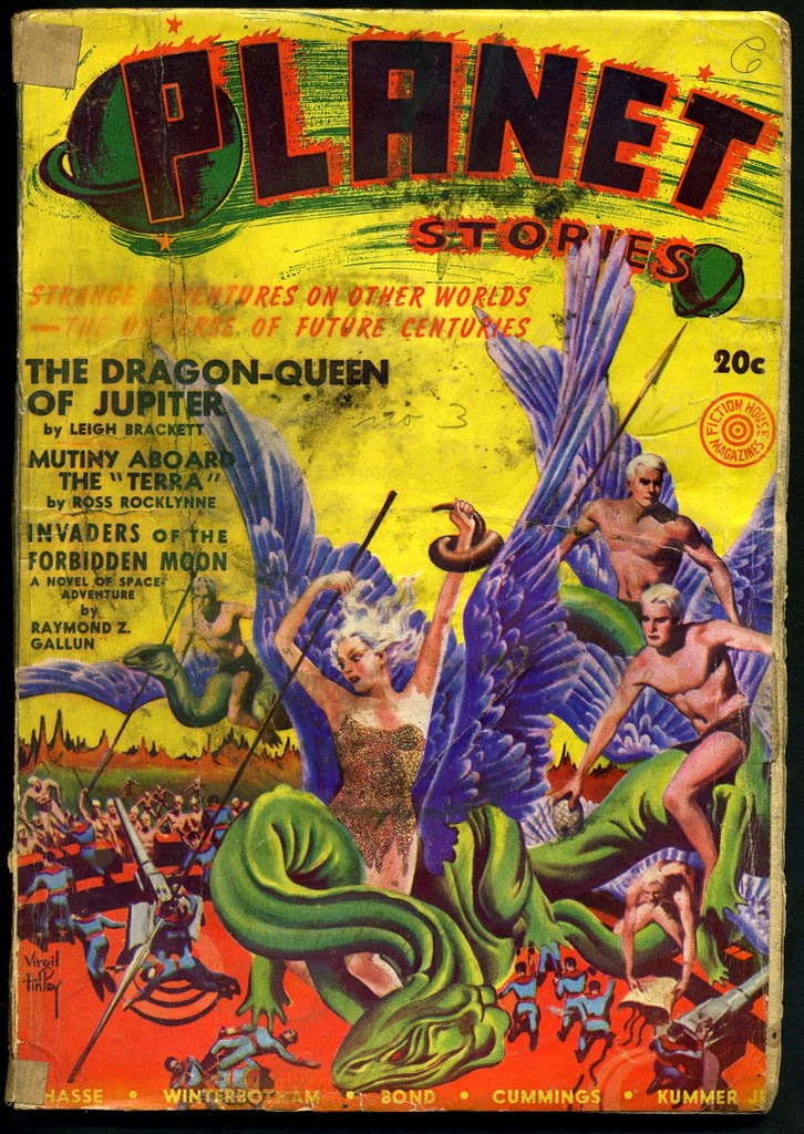 Virgil Finlay - Planet Stories, 1940