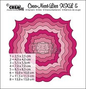 Crea-Nest-Lies set stansen no. 5 XXL / Crea-Nest-Lies dies no. 5 XXL